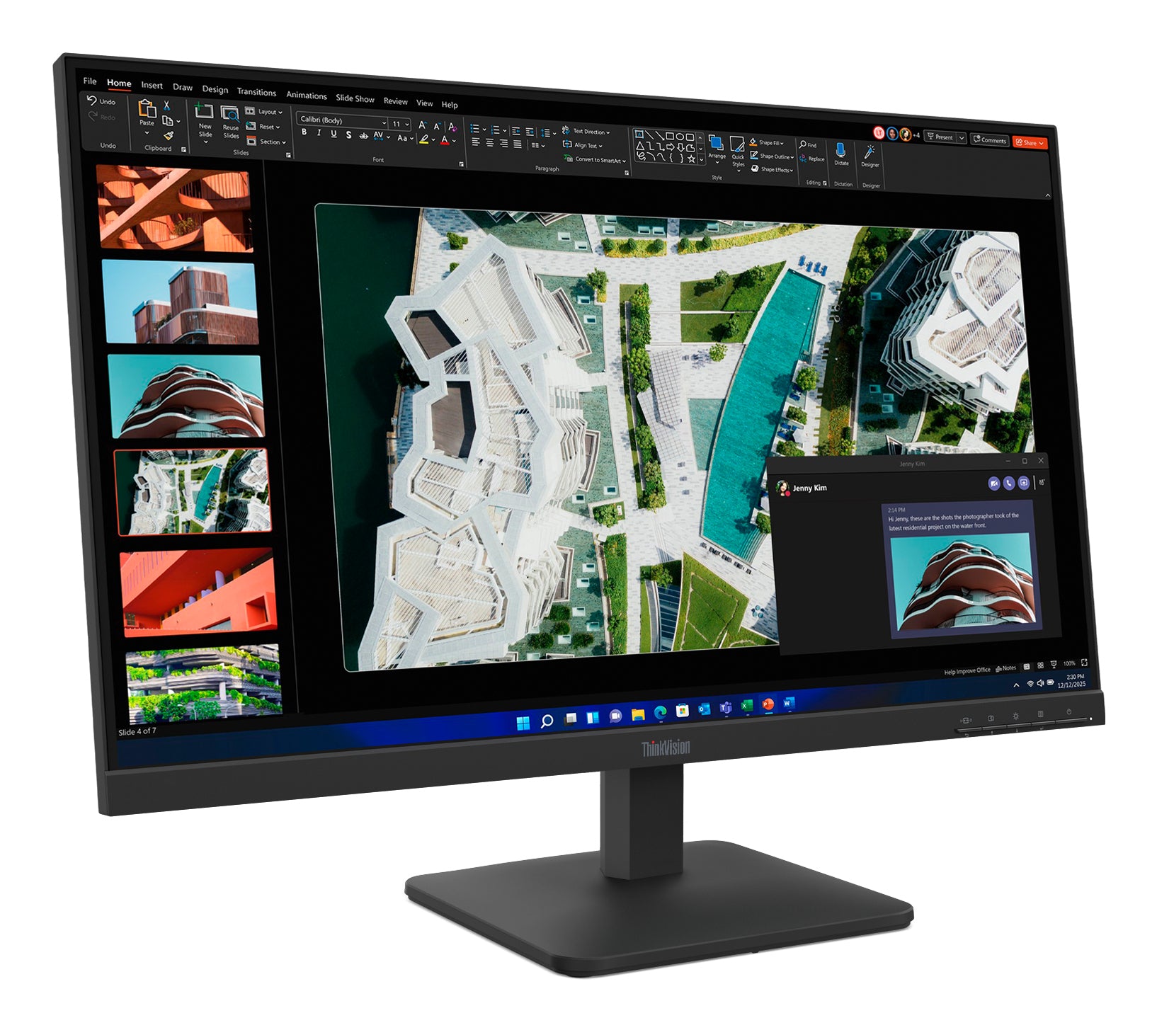 Lenovo ThinkVision S27-4e flache PC-Monitore 68,6 cm (27") 1920 x 1080 Pixel Full HD LCD Schwarz