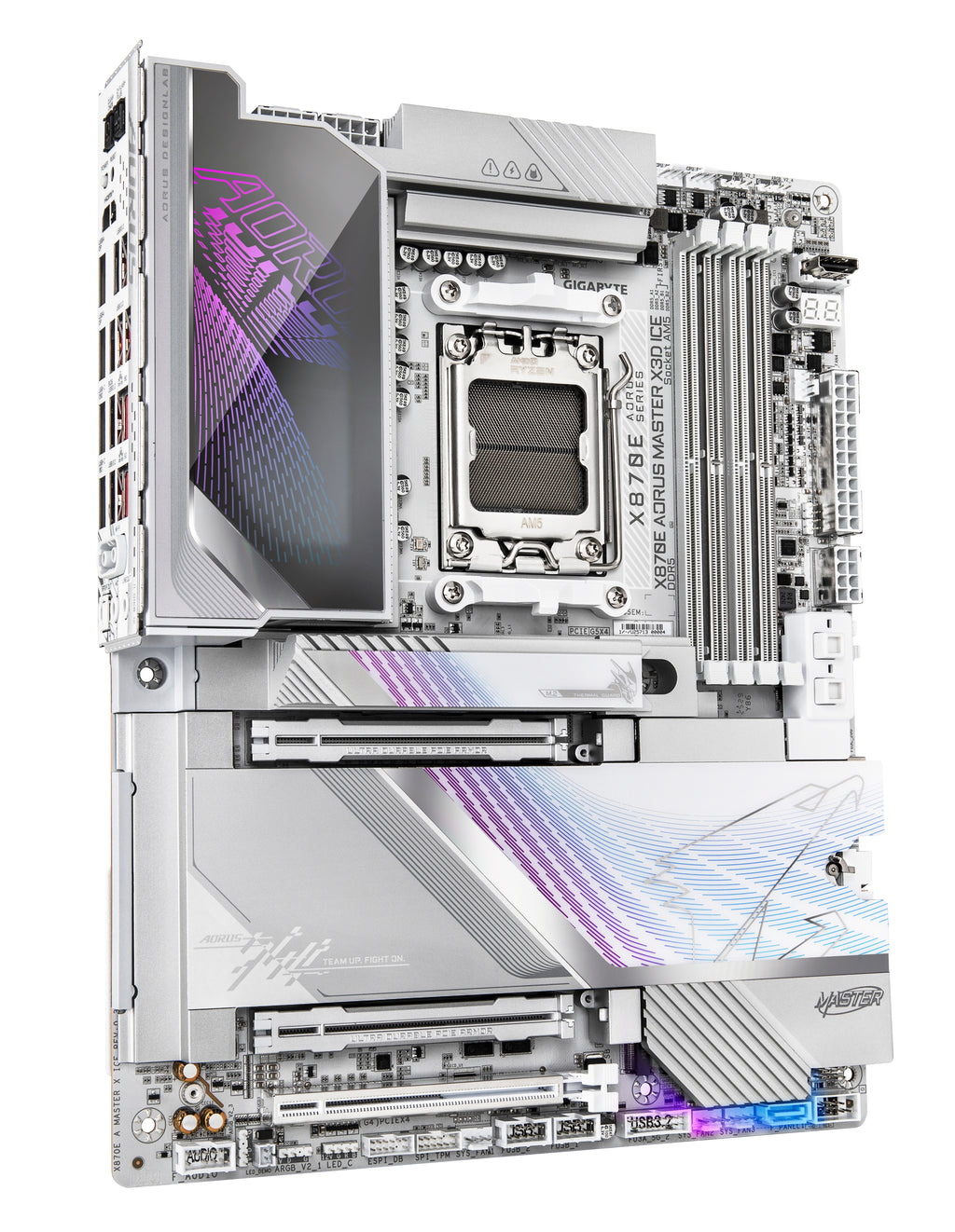 GIGABYTE X870E AORUS MASTER X3D ICE AMD X870E AM5-sockel ATX