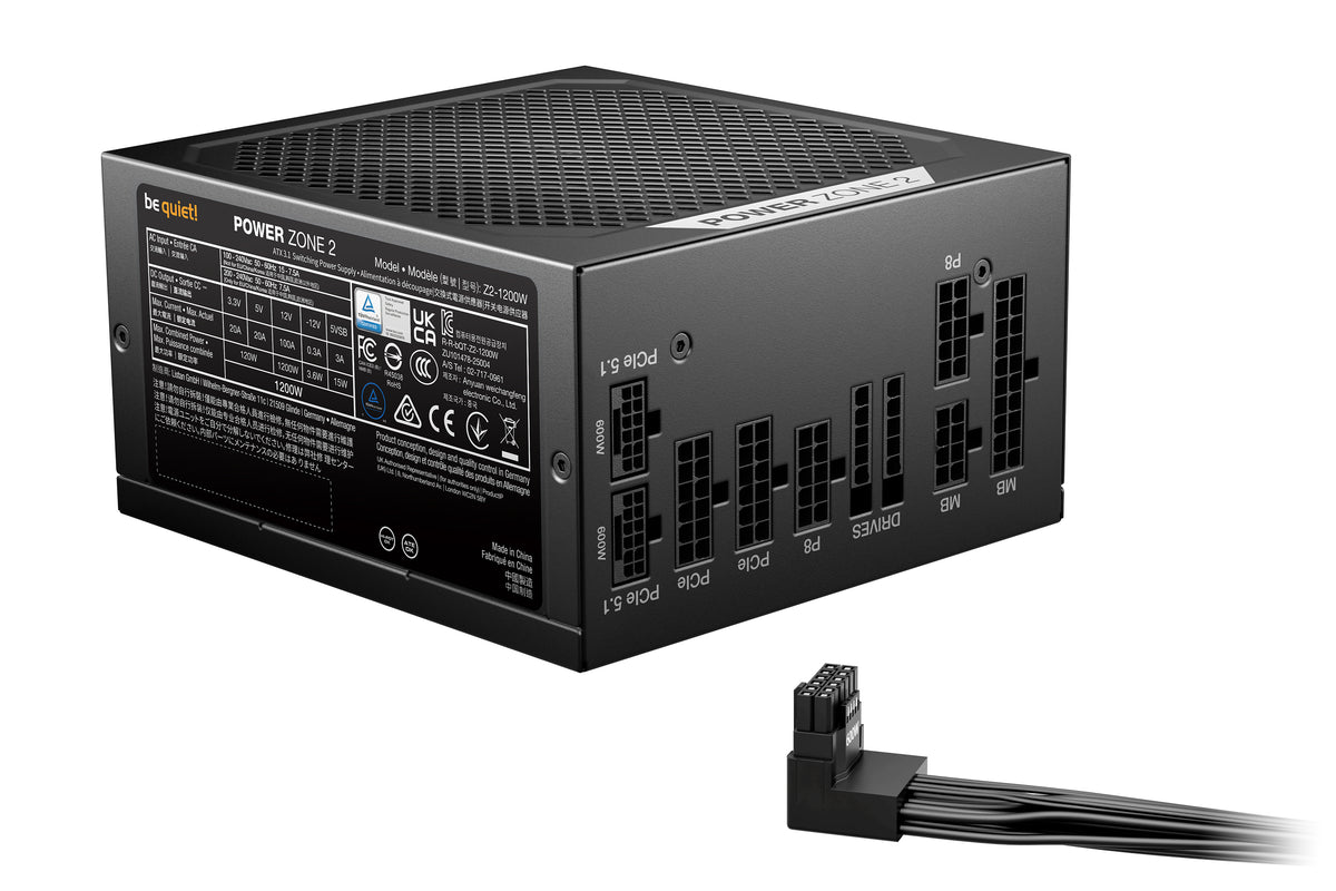 be quiet! Power Zone 2 Nätaggregat 1200Watt ATX 3.1 80+ Platinum