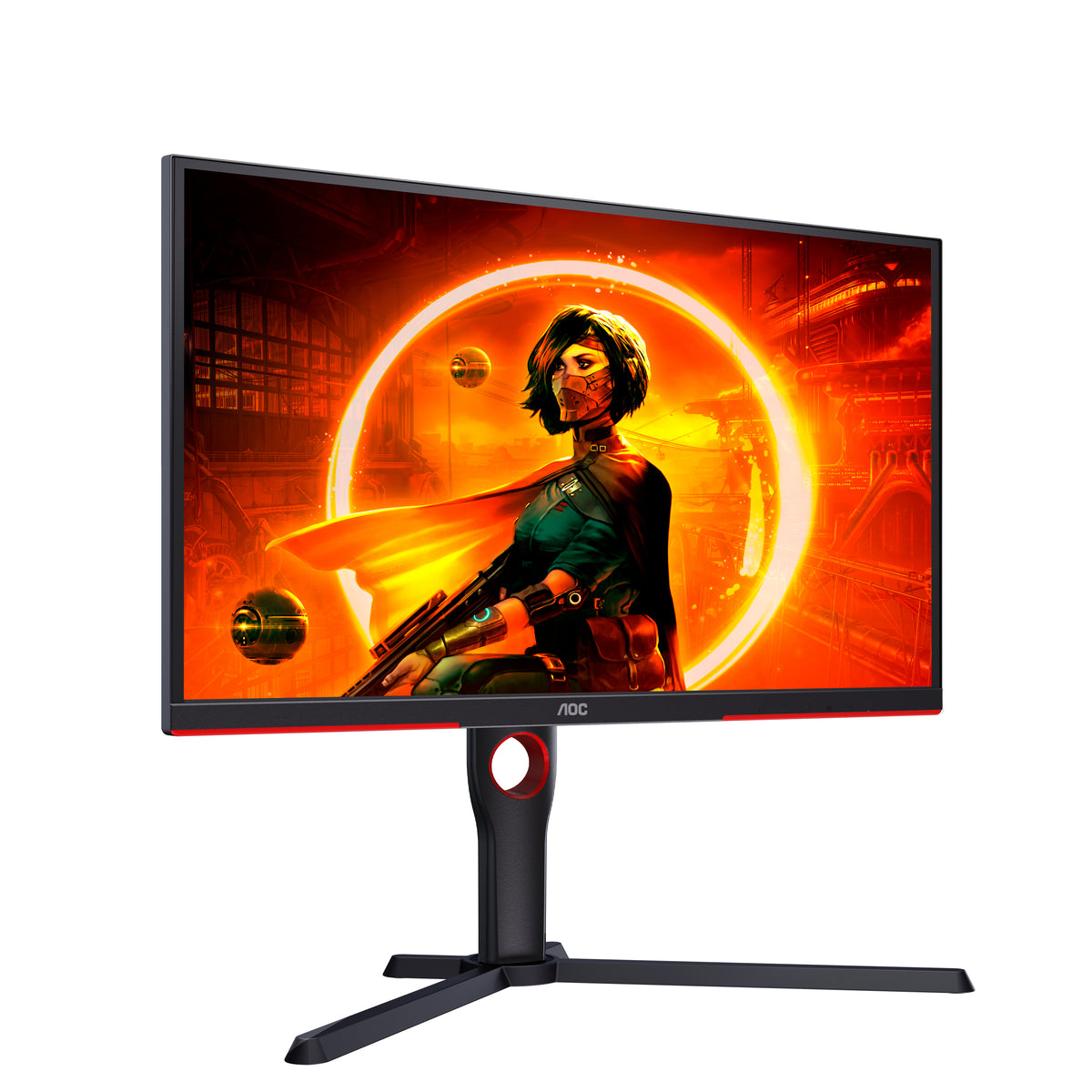 AOC G3 25G3ZM/BK Flachbildschirm 62,2 cm (24.5") 1920 x 1080 Pixel Full HD Schwarz, Rot
