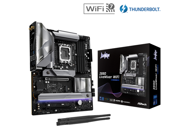 ASRock Z890 Livemixer WIFI Moderkort