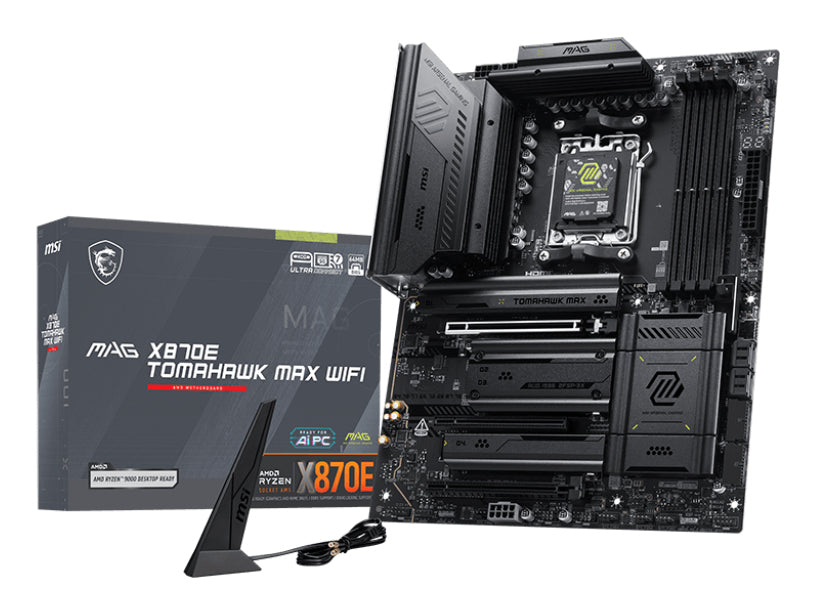 MSI MAG X870E TOMAHAWK MAX WIFI Motherboard AMD X870E AM5-Sockel ATX
