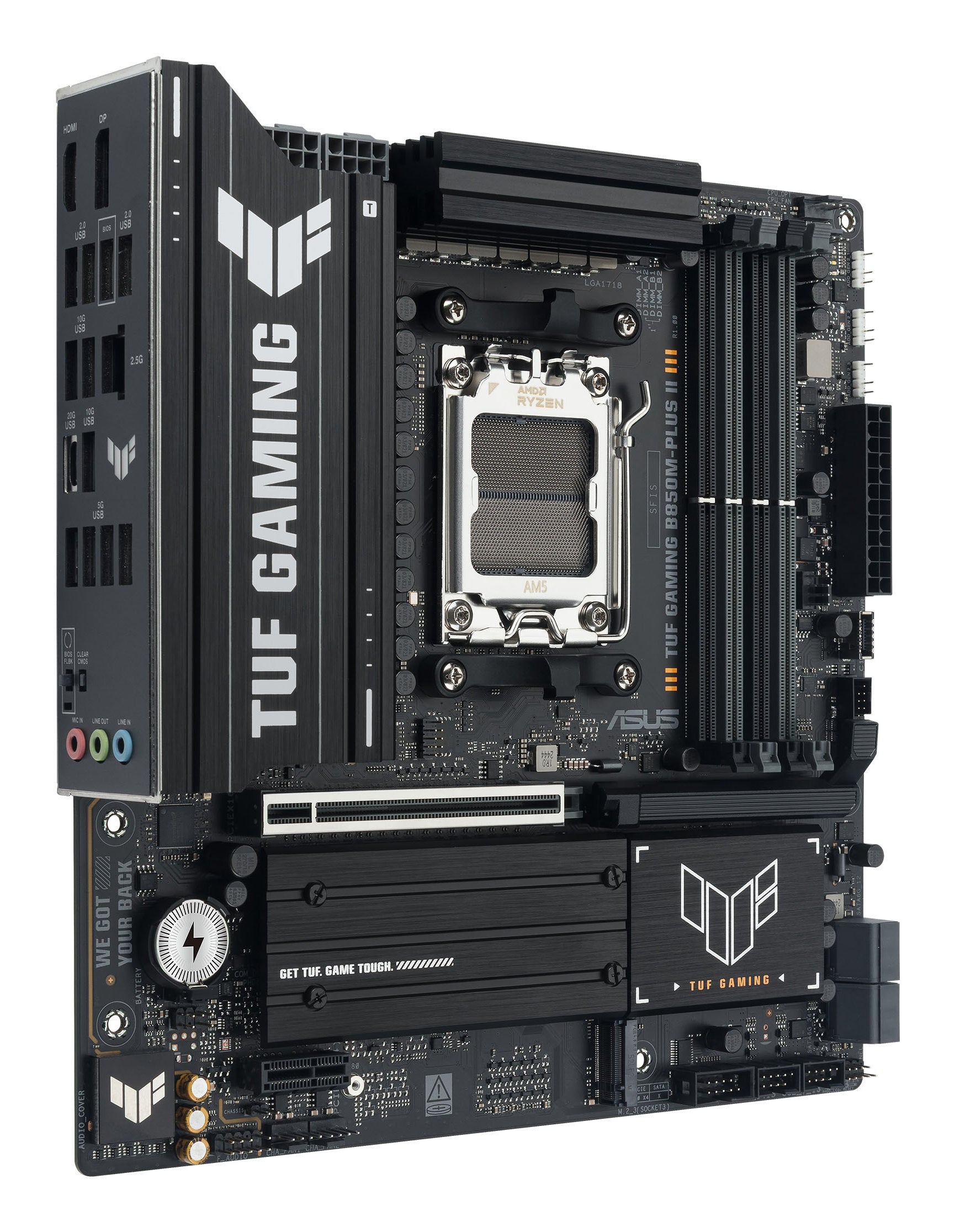 ASUS TUF Gaming B850M-PLUS II AMD B850 AM5-Sockel micro ATX