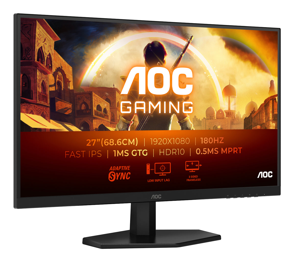 AOC G4 27G42E flache PC-Monitore 68,6 cm (27") 1920 x 1080 Pixel Full HD LCD Schwarz
