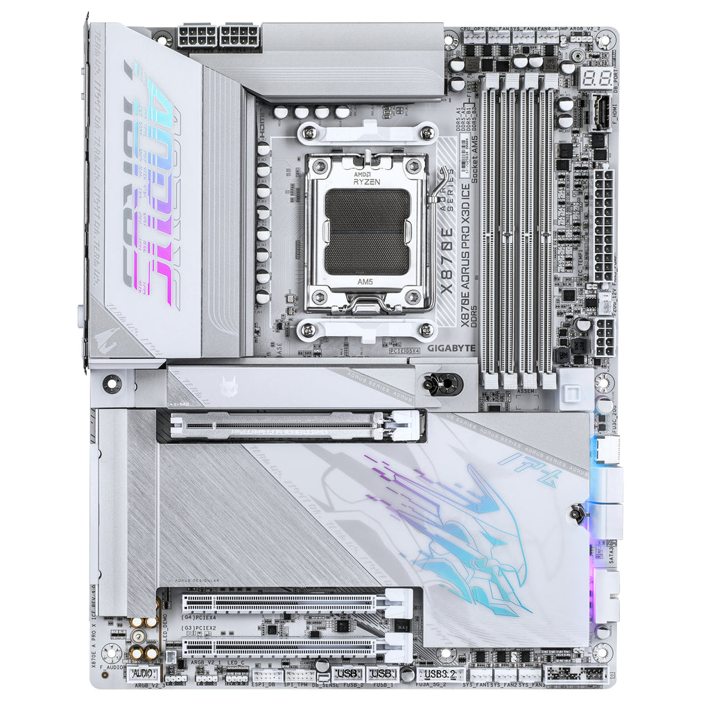 GIGABYTE X870E AORUS PRO X3D ICE AMD X870E AM5-Sockel ATX