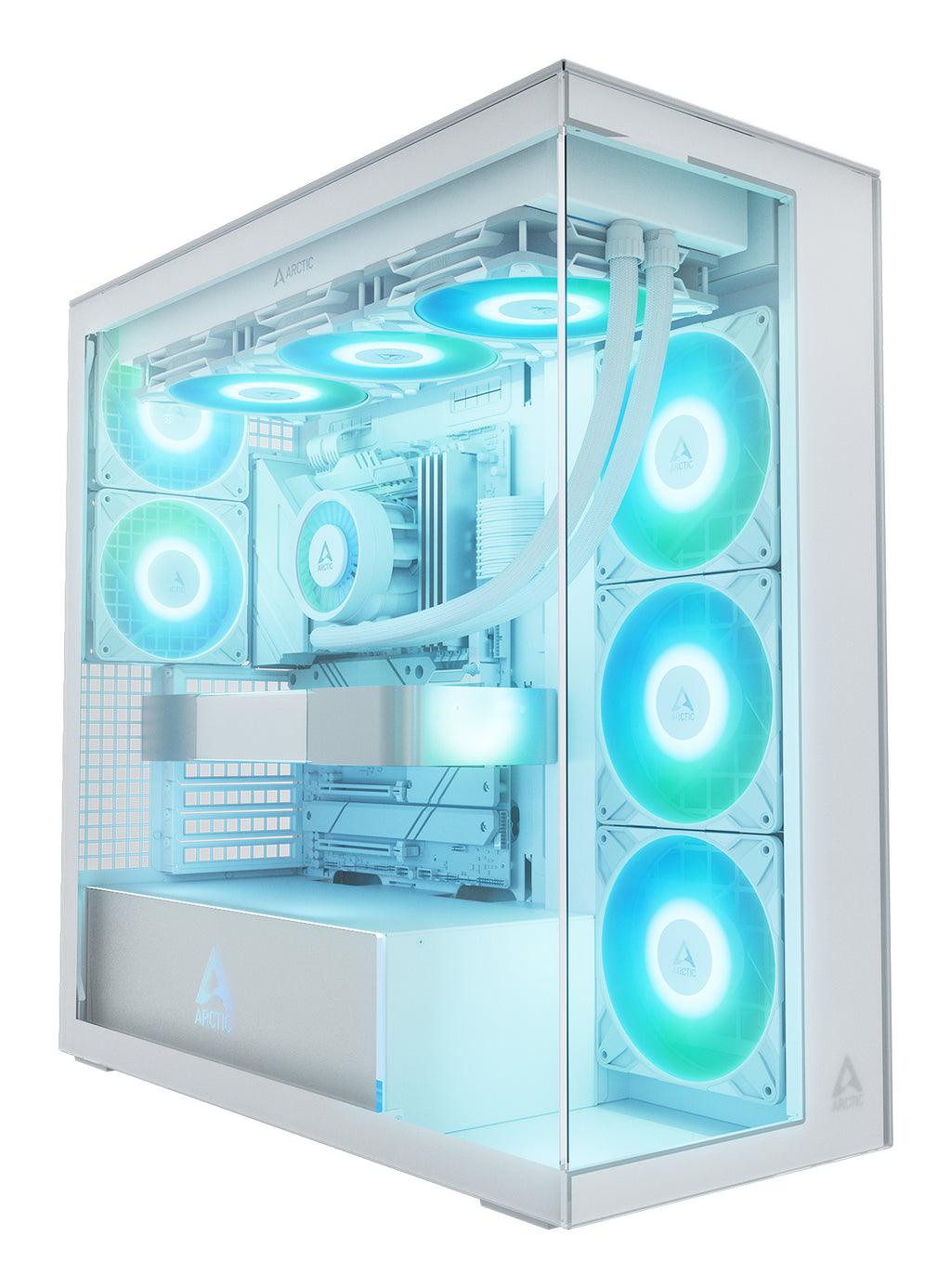 Arctic Xtender Case White Tårn Utökad ATX Glas Hvit