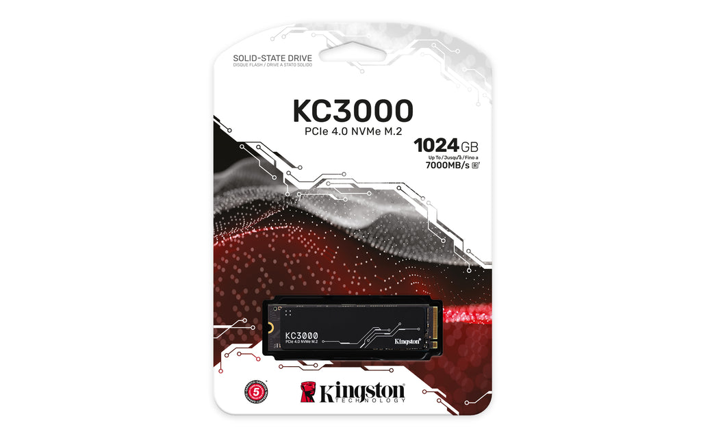 Kingston Technology KC3000 1 TB M.2 PCI Express 4.0 NVMe 3D TLC