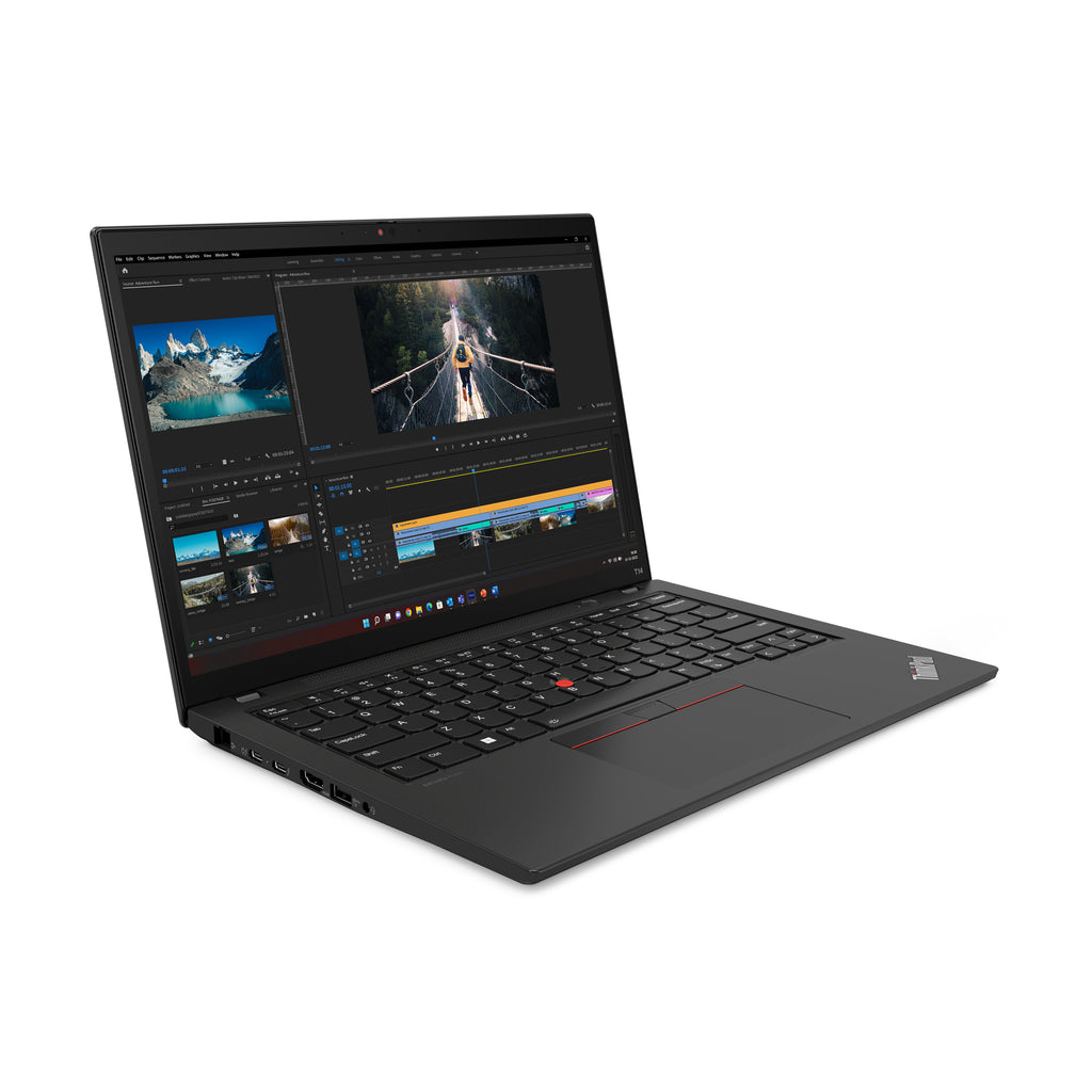 Lenovo ThinkPad T14 Gen 4 (Intel) Intel® Core™ i5 i5-1345U Bärbar dator 35,6 cm (14") 2.2K 16 GB DDR4-SDRAM 512 GB SSD Wi-Fi 6E (802.11ax) Windows 11 Pro Nordic Svart