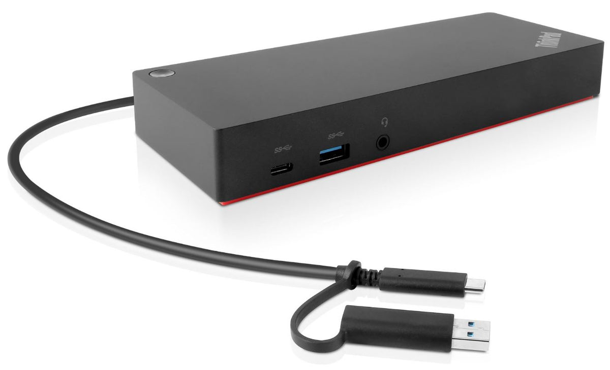 Lenovo 40AF0135EU Dockingstationen für Laptops Kabel Schwarz