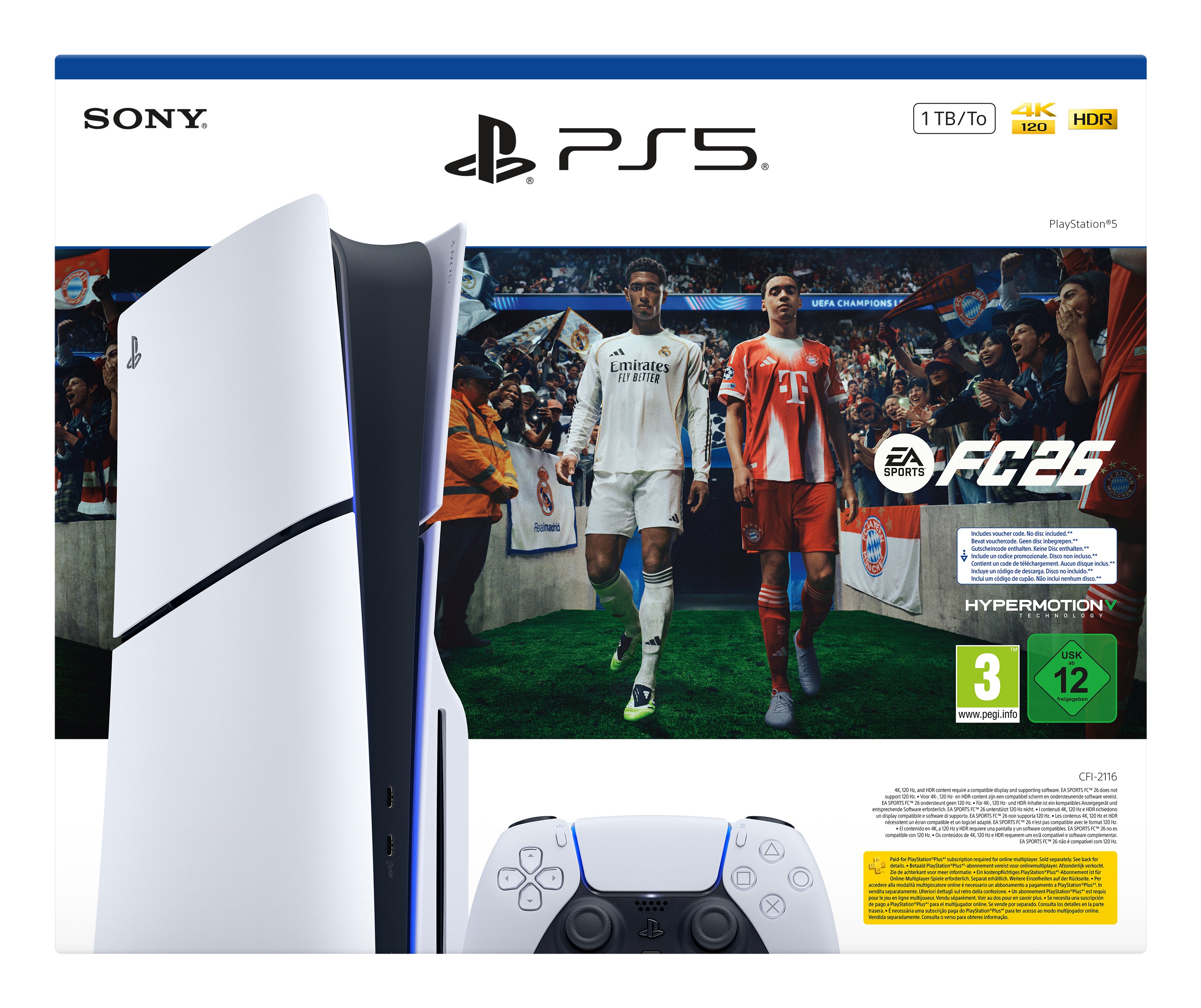Sony PlayStation 5 1TB Wi-Fi + EA Sports FC 26 Bundle
