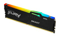 Kingston Technology FURY Beast RGB RAM 16 GB 1 x 16 GB DDR5 6000 MT/s 288-pin DIMM ECC