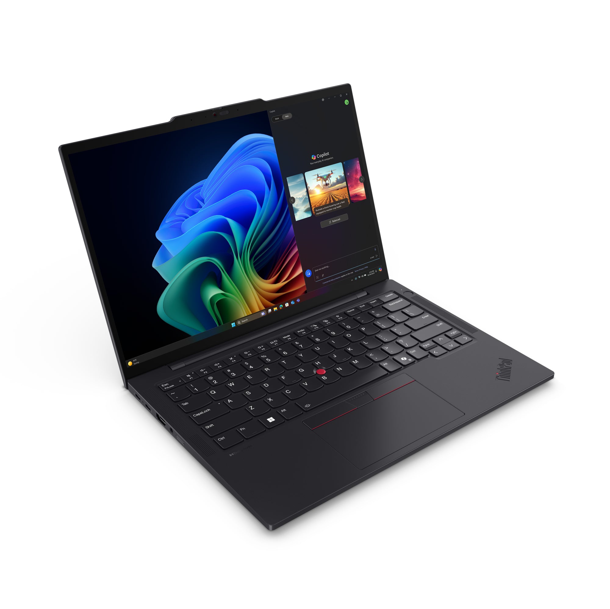Lenovo ThinkPad T14s Gen 6 (AMD) Copilot+ PC AMD Ryzen AI 7 PRO 360 Laptop 35,6 cm (14") WUXGA 32 GB LPDDR5x-SDRAM 512 GB SSD Wi-Fi 7 (802.11be) Windows 11 Pro Nordic Schwarz