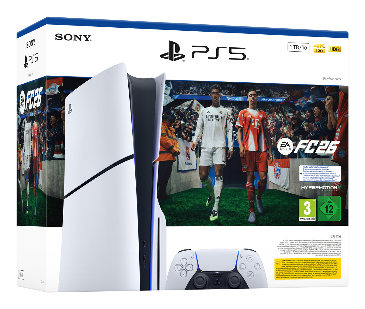 Sony PlayStation 5 1TB Wi-Fi + EA Sports FC 26 Bundle