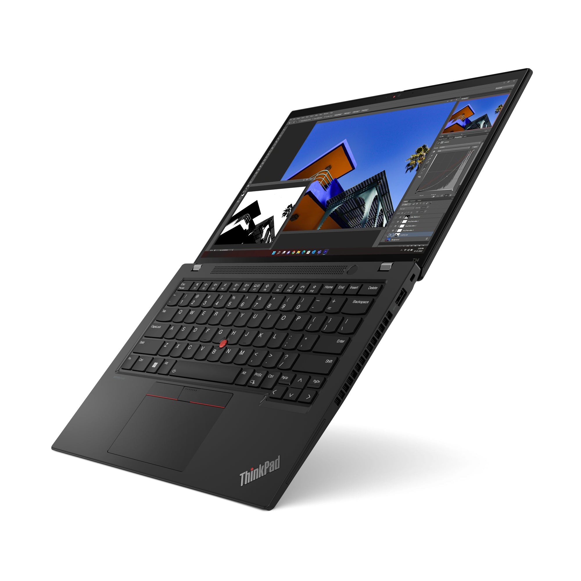 Lenovo ThinkPad T14 Gen 4 (Intel) Intel® Core™ i5 i5-1345U Bärbar dator 35,6 cm (14") 2.2K 16 GB DDR4-SDRAM 512 GB SSD Wi-Fi 6E (802.11ax) Windows 11 Pro Nordic Svart