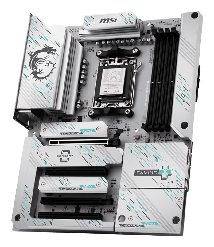MSI B850 GAMING PLUS WIFI PZ moderkort AMD B850 AM5-sockel ATX