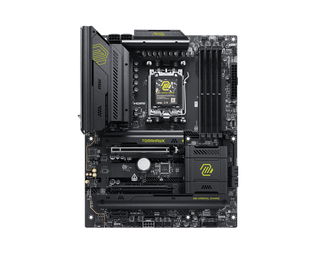 MSI MAG B850 TOMAHAWK WIFI moderkort AMD B850 AM5-sockel ATX