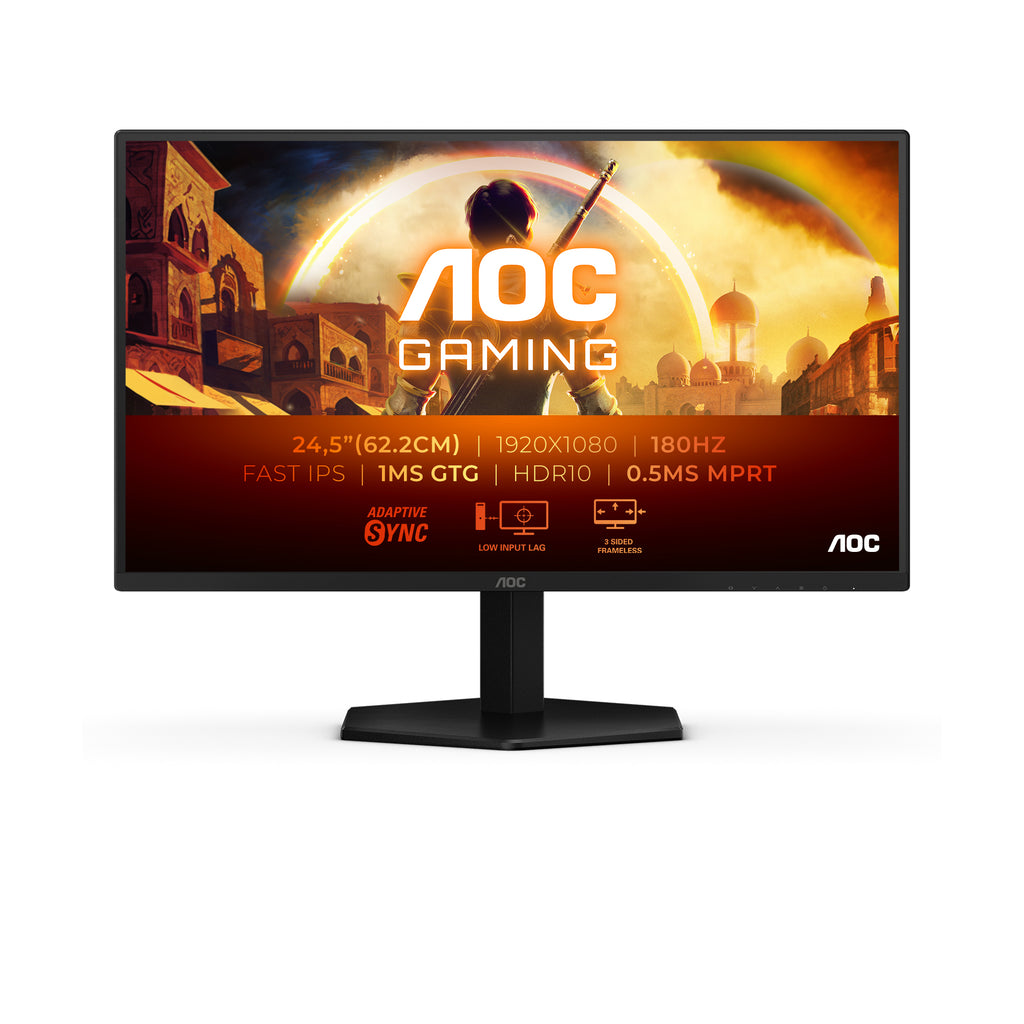 AOC G4 25G42E flat PC monitors 62.2 cm (24.5") 1920 x 1080 pixels Full HD LED Black, Red