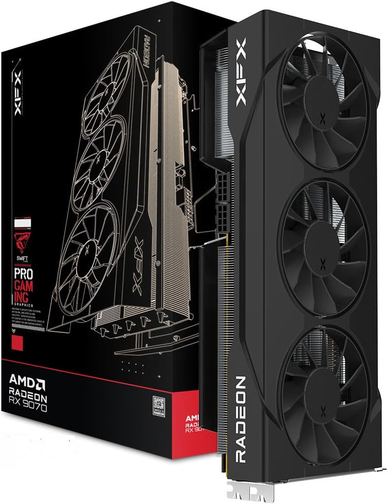XFX Swift AMD Radeon RX 9070 GRE Triple Fan Gaming Edition 12GB
