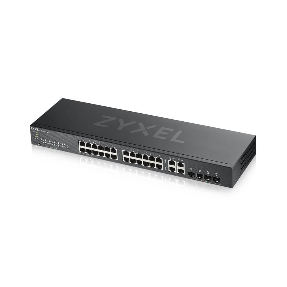 Zyxel GS1920-24V2 hanterad Gigabit Ethernet (10/100/1000) Svart