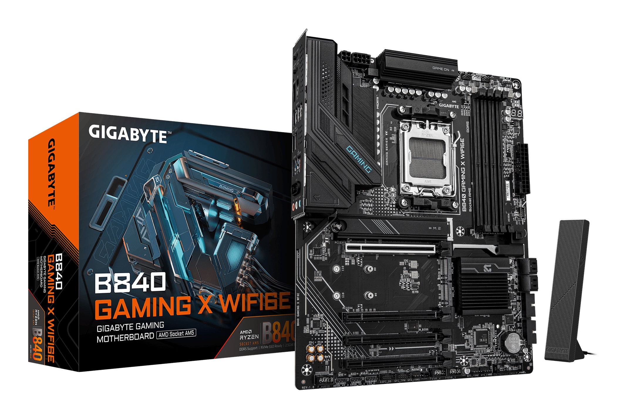 GIGABYTE B840 GAMING X WIFI6E AMD B840 AM5-sockel ATX