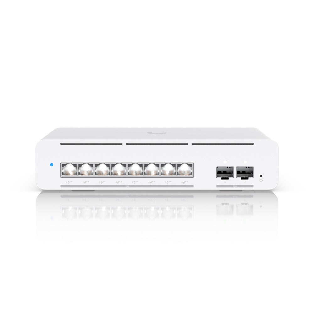 Ubiquiti Unifi Pro XG 8 PoE Etherlighting Switch 10-Port 155W 10 Gigabit