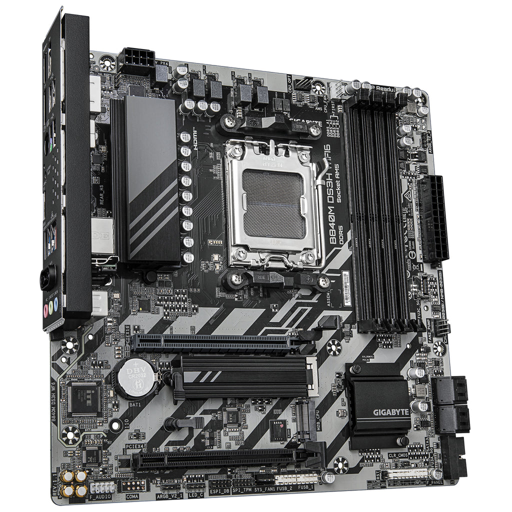 GIGABYTE B840M DS3H WIFI6 AMD B840 AM5-sockel micro ATX