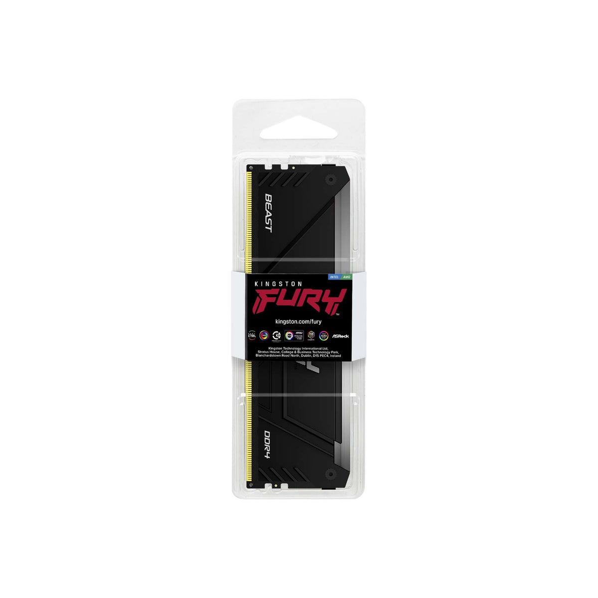 Kingston Technology FURY Beast RGB RAM-Speicher 16 GB 1 x 16 GB DDR4 3200 MT/s 288-pin DIMM