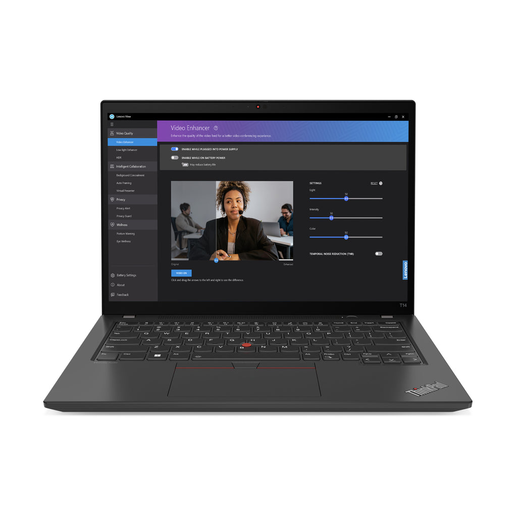 Lenovo ThinkPad T14 Gen 4 (Intel) Intel® Core™ i5 i5-1345U Bärbar dator 35,6 cm (14") 2.2K 16 GB DDR4-SDRAM 512 GB SSD Wi-Fi 6E (802.11ax) Windows 11 Pro Nordic Svart