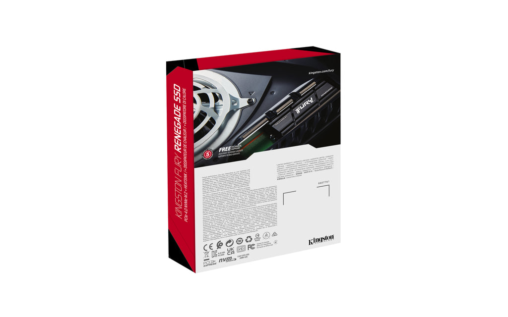 Kingston Technology FURY Renegade 1 To M.2 PCI Express 4.0 NVMe 3D TLC