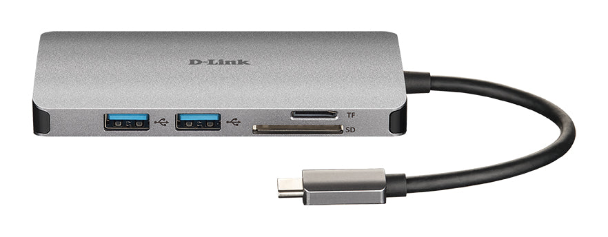 D-Link DUB-M810 Dockingstationen für Laptops Kabel USB 3.2 Gen 1 (3.1 Gen 1) Type-C Aluminium