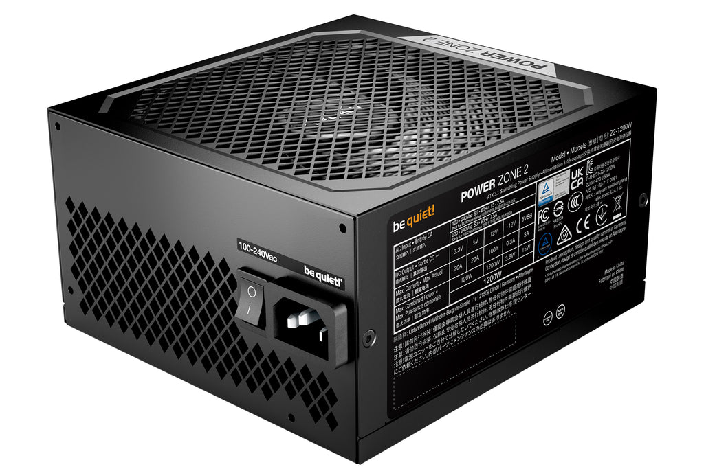 be quiet! Power Zone 2 Nätaggregat 1200Watt ATX 3.1 80+ Platinum