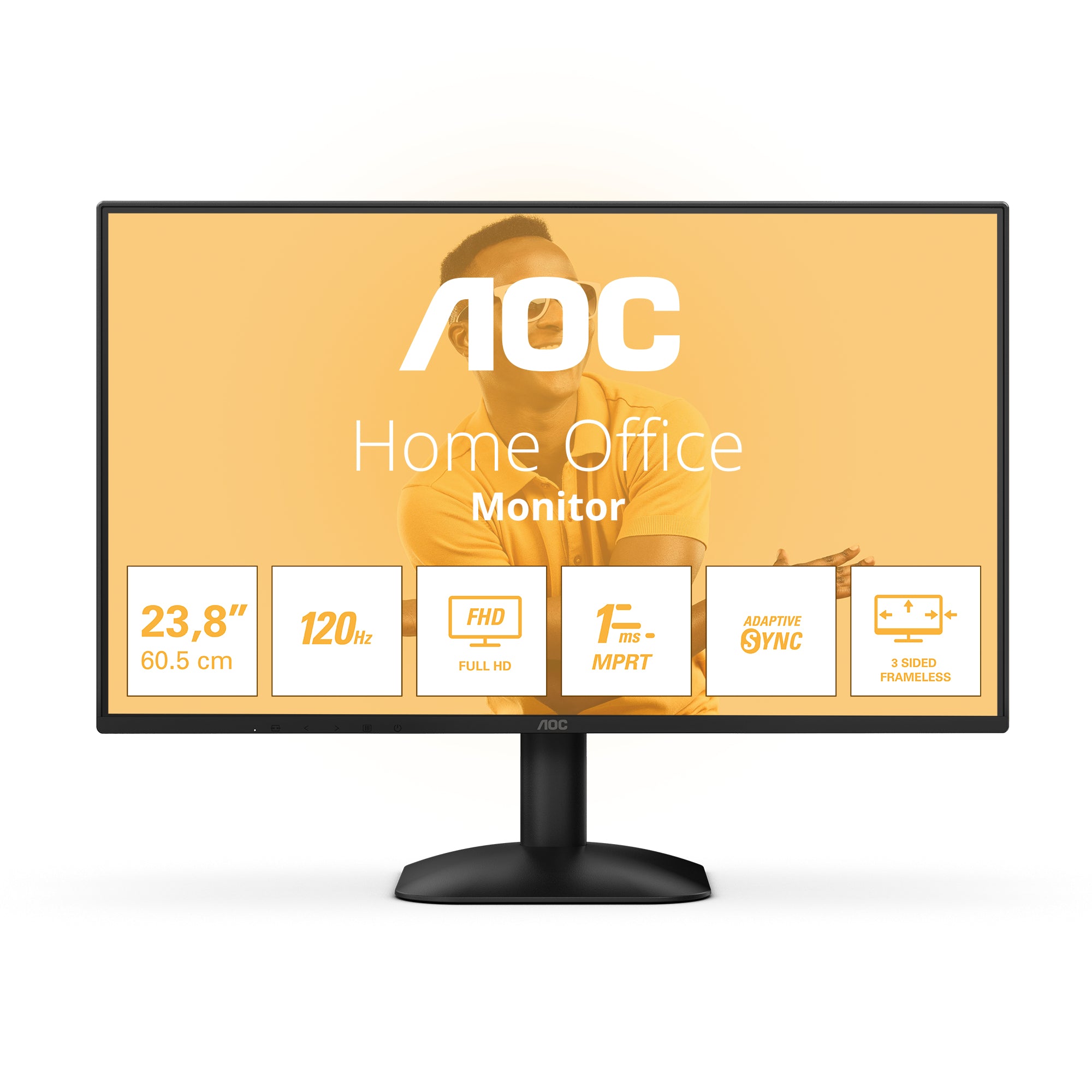 AOC 24B31H Flachbildschirme 60,5 cm (23.8") 1920 x 1080 Pixel Full HD Schwarz