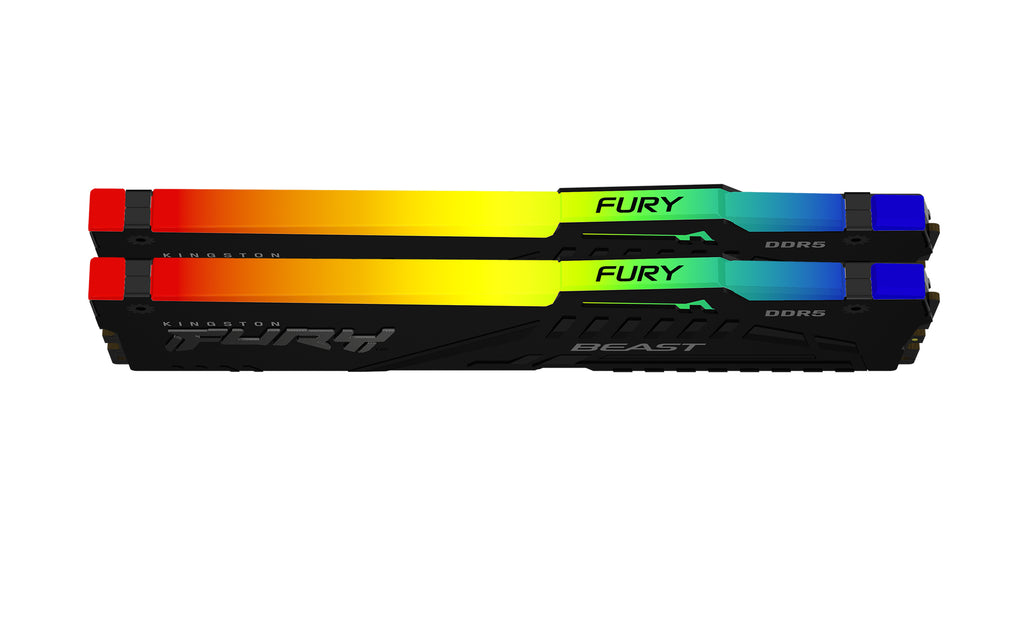 Kingston Technology FURY Beast RGB RAM-minnen 32 GB 2 x 16 GB DDR5 5600 MT/s 288-pin DIMM