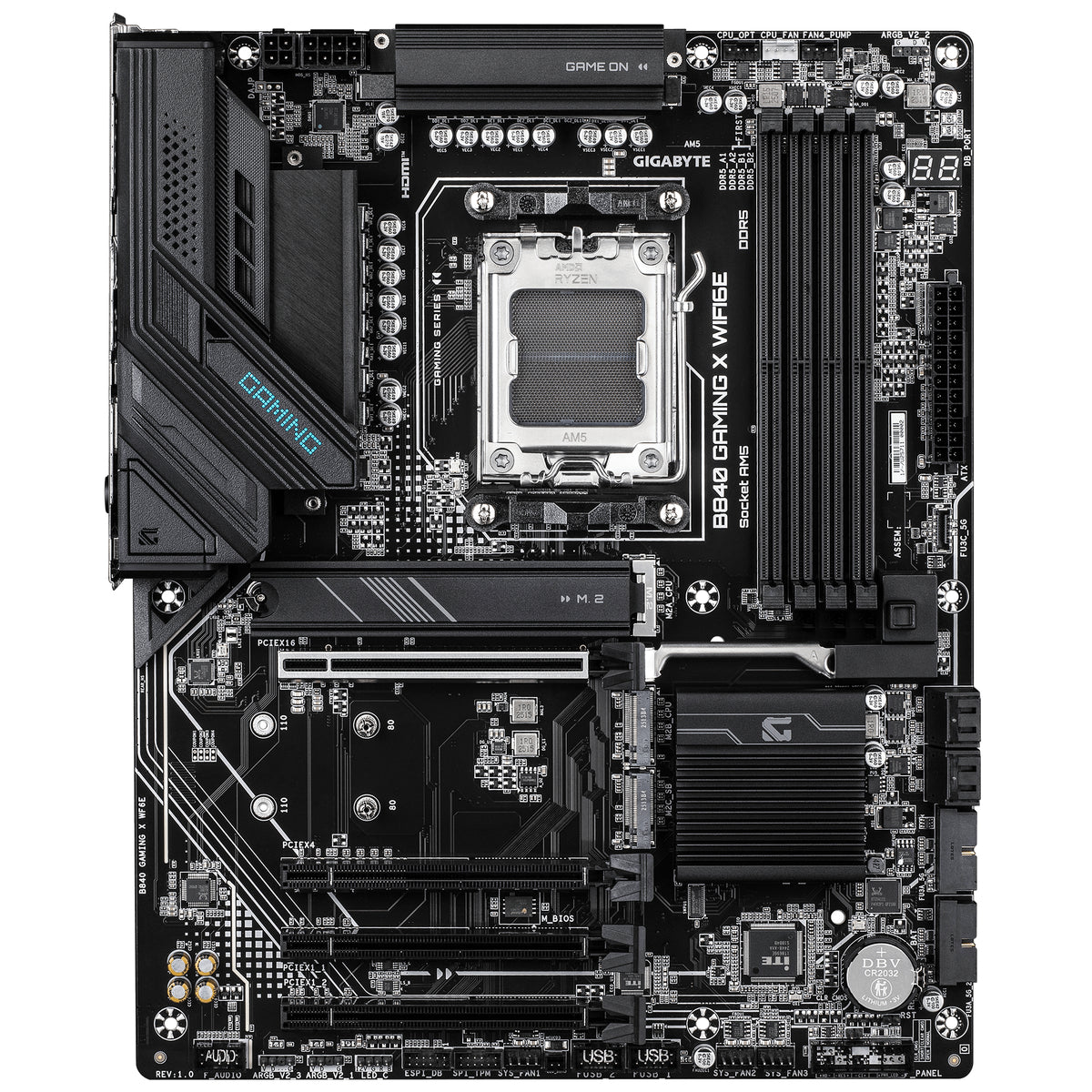 GIGABYTE B840 GAMING X WIFI6E AMD B840 AM5-sockel ATX