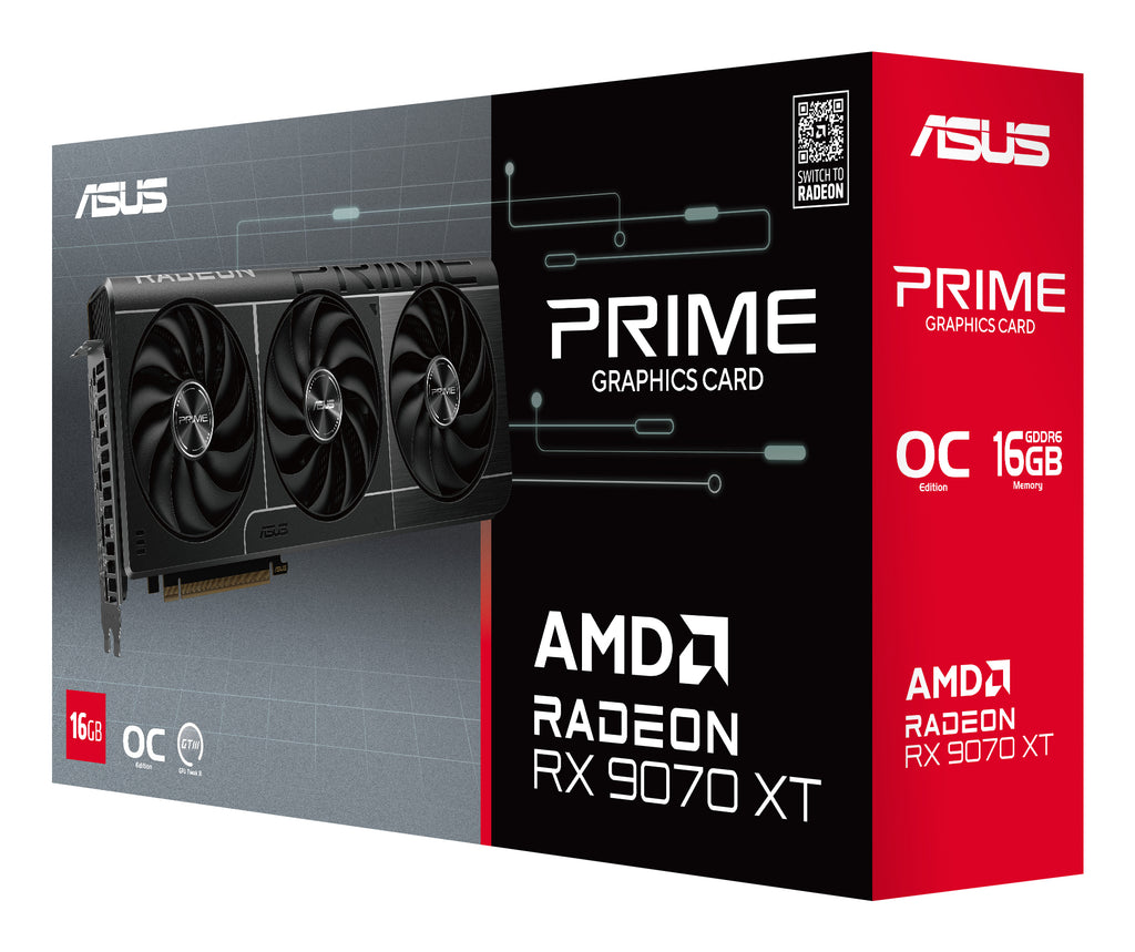 ASUS Prime Radeon RX 9070 XT OC Edition 16GB