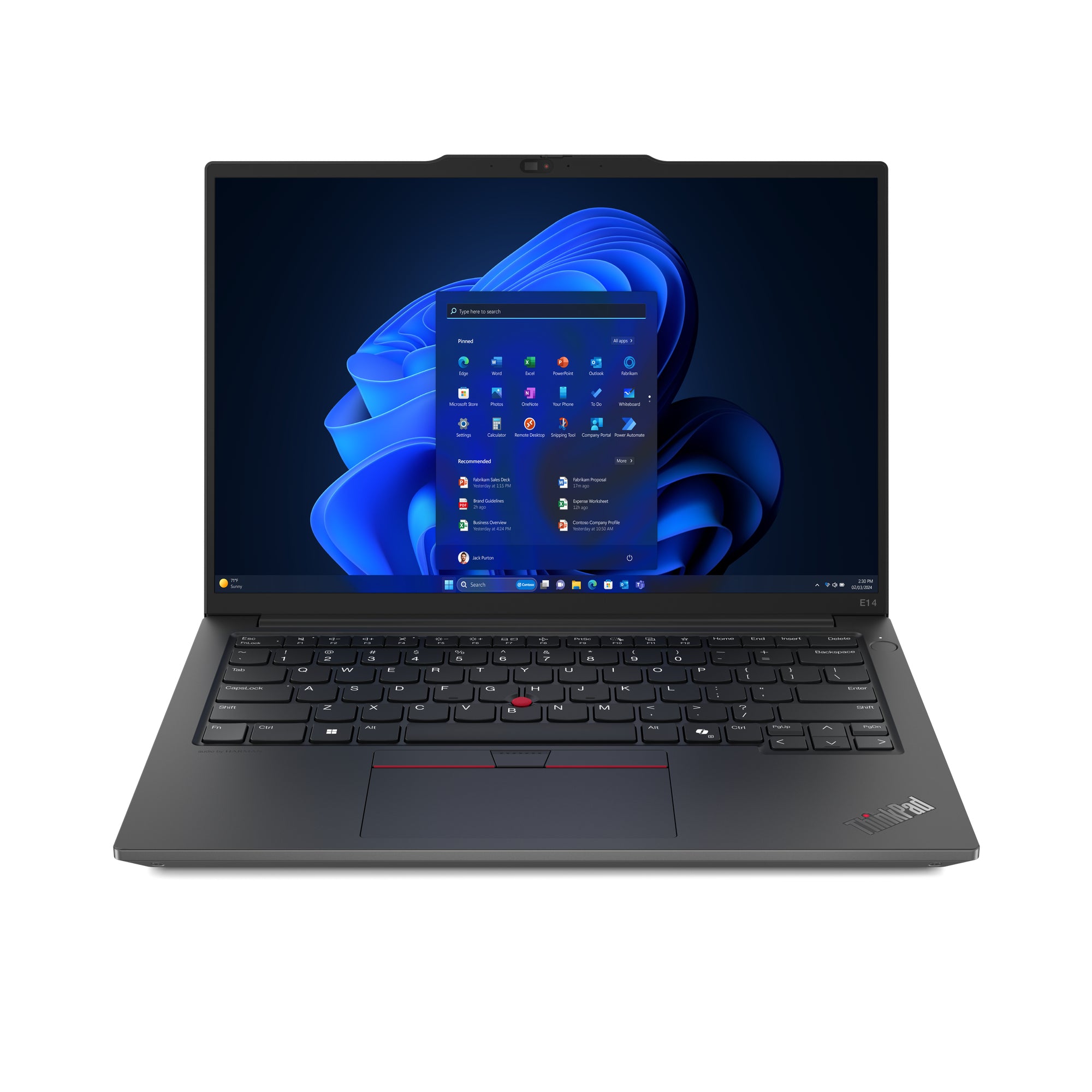 Lenovo ThinkPad E14 Gen 6 (Intel) Intel Core Ultra 7 155H Bärbar dator 35,6 cm (14") WUXGA 16 GB DDR5-SDRAM 512 GB SSD Wi-Fi 6E (802.11ax) Windows 11 Pro Nordic Svart