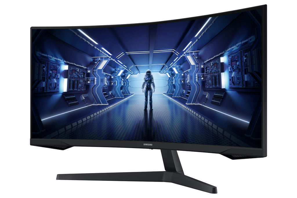 Samsung G55T flache PC-Monitore 86,4 cm (34") 3440 x 1440 Pixel UltraWide Quad HD LED Schwarz