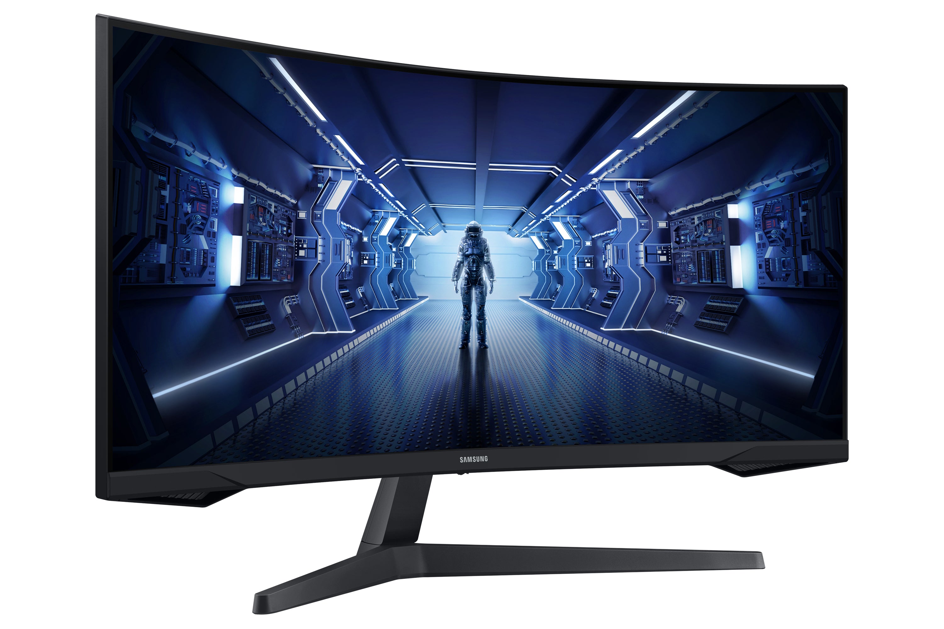 Samsung G55T flache PC-Monitore 86,4 cm (34") 3440 x 1440 Pixel UltraWide Quad HD LED Schwarz