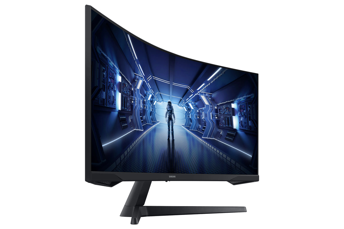Samsung G55T flache PC-Monitore 86,4 cm (34") 3440 x 1440 Pixel UltraWide Quad HD LED Schwarz