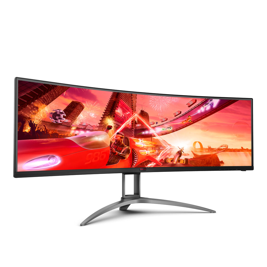 AOC B2 AG493UCX2 platta pc-skärmar 124 cm (48.8") 5120 x 1440 pixlar Quad HD LED Svart