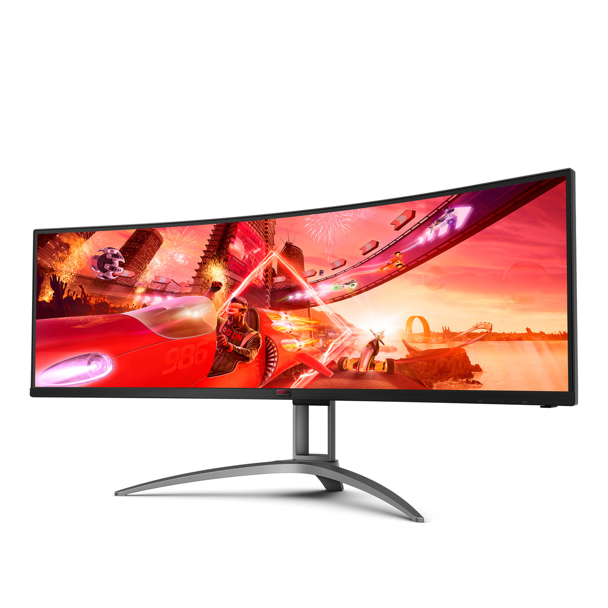 AOC B2 AG493UCX2 flache PC-Bildschirme 124 cm (48.8") 5120 x 1440 Pixel Quad HD LED Schwarz