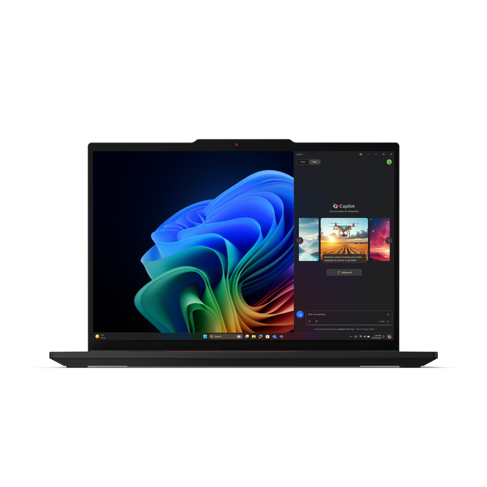Lenovo ThinkPad T14s Gen 6 (AMD) Copilot+ PC AMD Ryzen AI 7 PRO 360 Laptop 35,6 cm (14") WUXGA 32 GB LPDDR5x-SDRAM 512 GB SSD Wi-Fi 7 (802.11be) Windows 11 Pro Nordic Schwarz