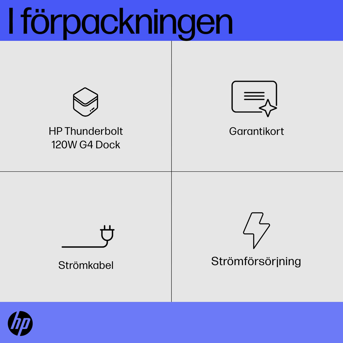 HP Thunderbolt-Dock 120 W G4