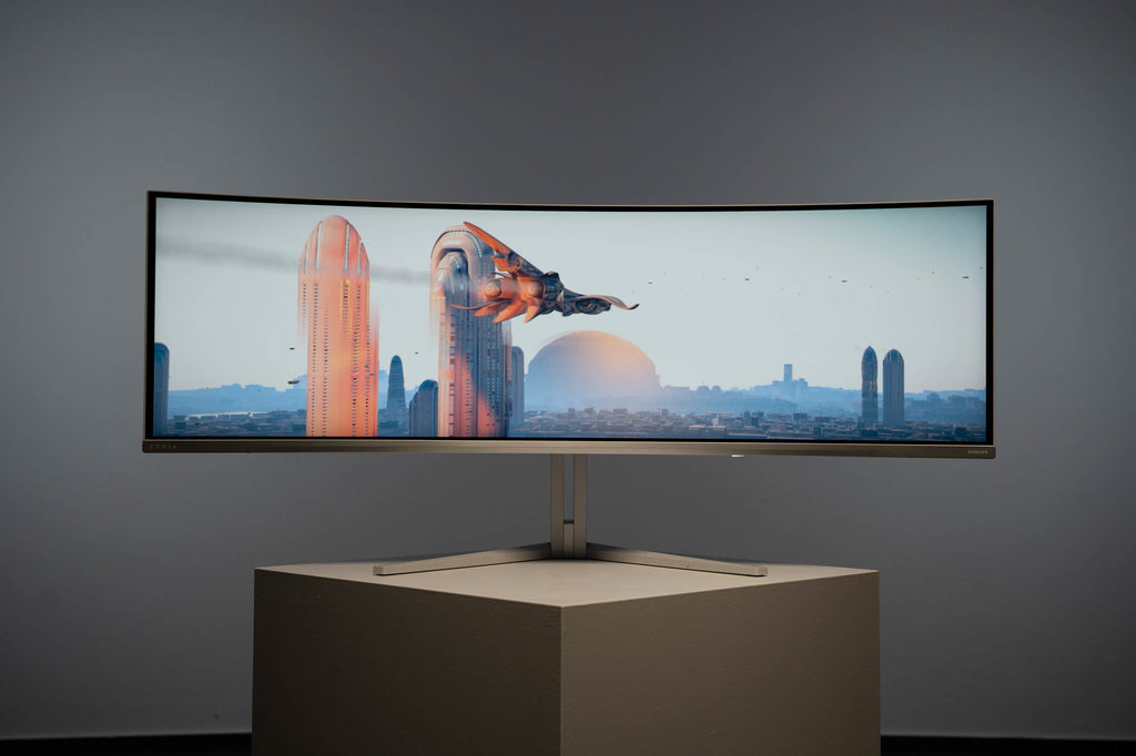 Écrans plats PC Philips Evnia 8000 49M2C8900/00 124,2 cm (48.9") 5120 x 1440 pixels Dual QHD QD-OLED Blanc