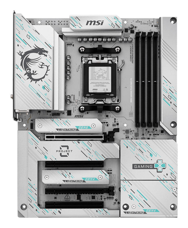 MSI B850 GAMING PLUS WIFI PZ moderkort AMD B850 AM5-sockel ATX