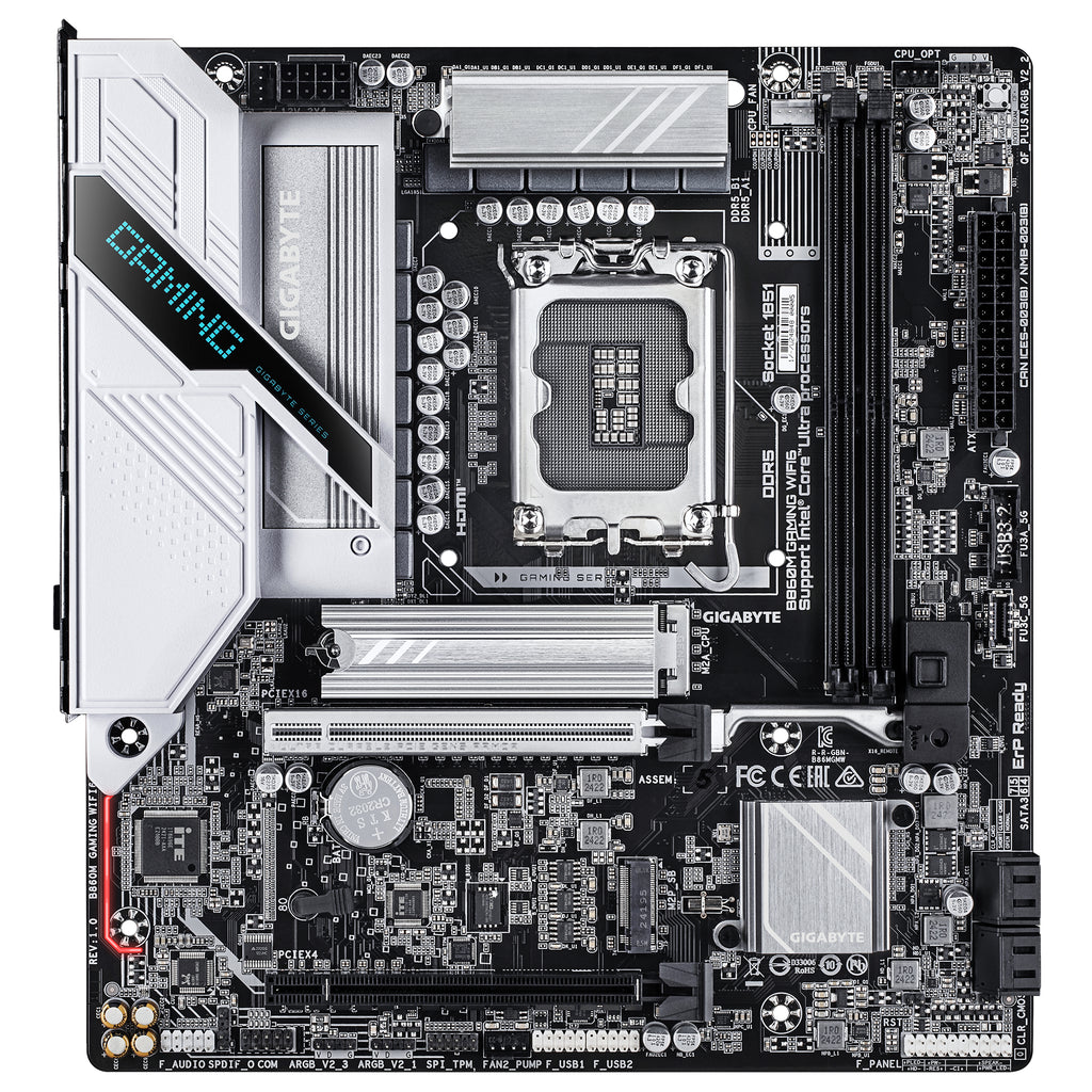 GIGABYTE B860M GAMING WIFI6 moderkort LGA 1851 (Socket V1) micro ATX