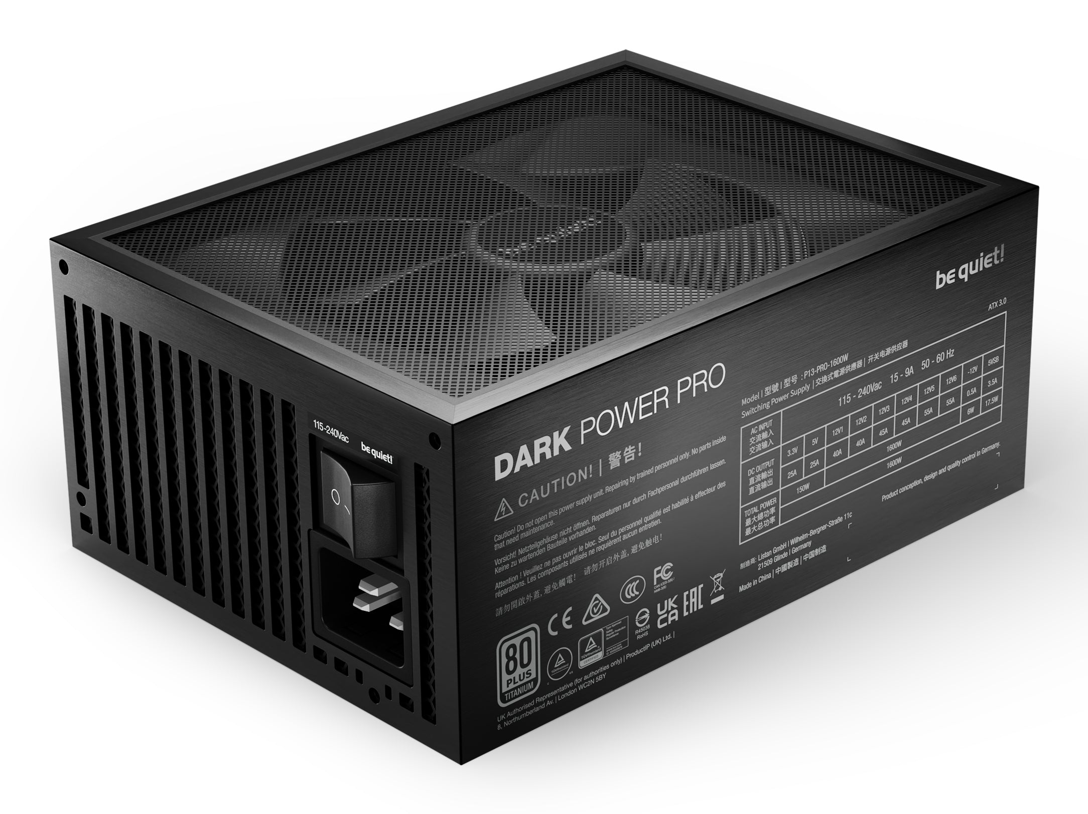 be quiet! Dark Power Pro 13 | 1600W - Schwarz