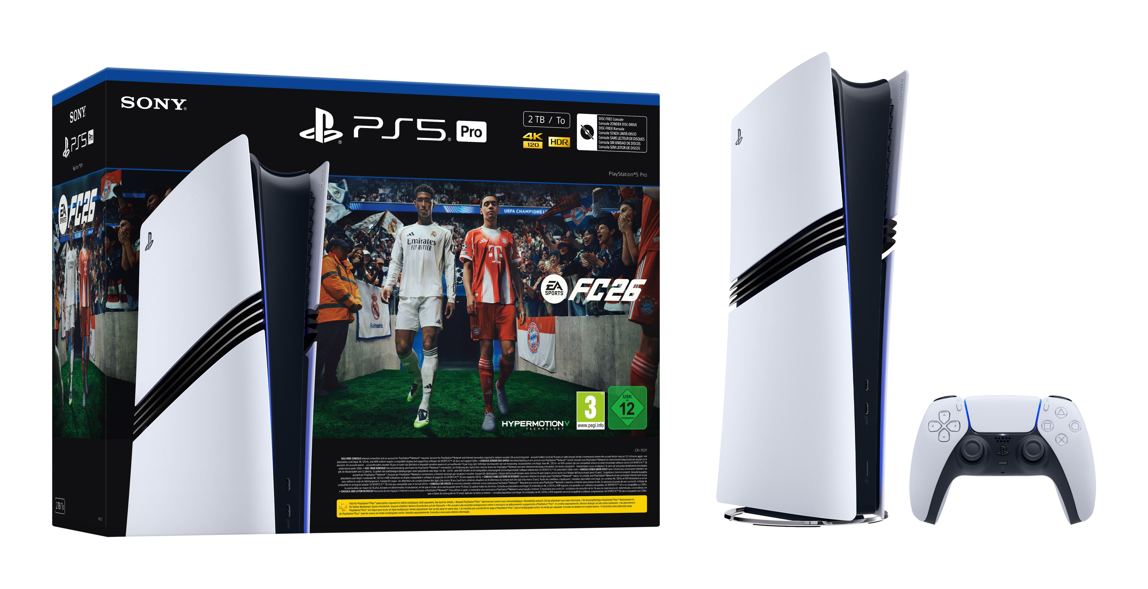 Sony PlayStation 5 Pro 2TB Wi-Fi + EA Sports FC 26 Bundle