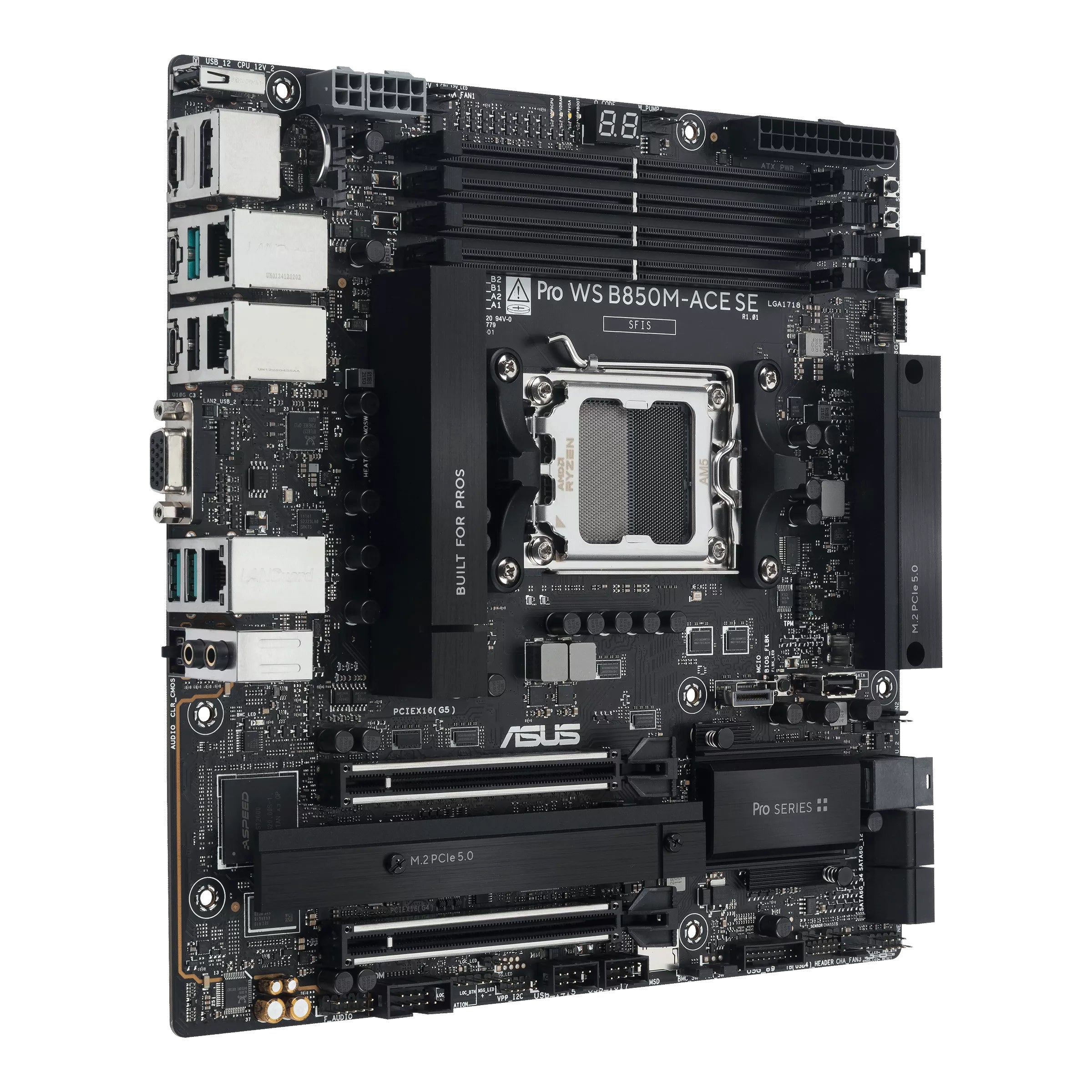 ASUS PRO WS B850M-ACE SE AMD B850 AM5-Sockel micro ATX