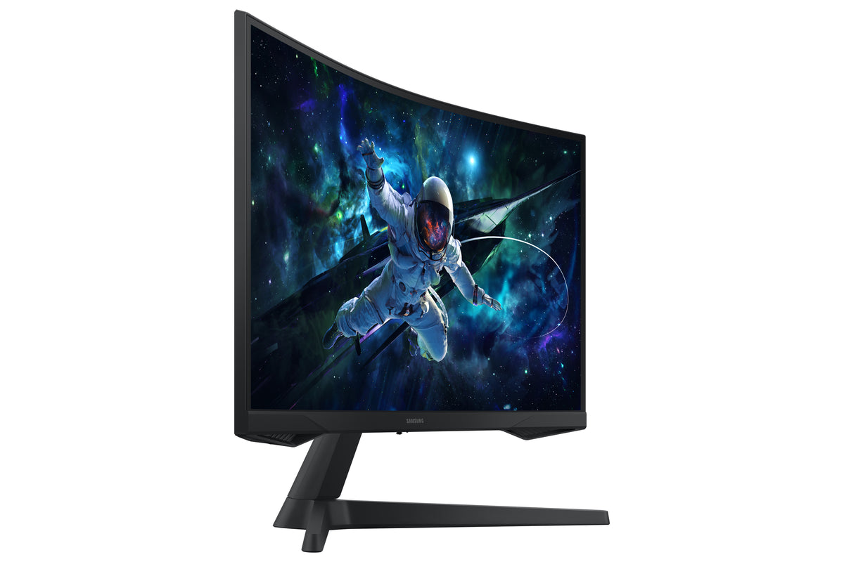 Samsung G55C platta pc-skärmar 68,6 cm (27") 2560 x 1440 pixlar Wide Quad HD LED Svart